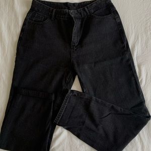 Mom Jeans with Flames